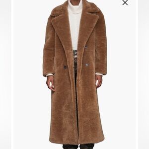 Avec Les Filles Brown Teddy Jacket